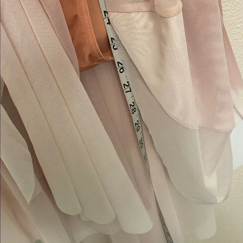 Dance Costume lyrical blush pink maxi dress Just Around The Riverbend 14127 SA